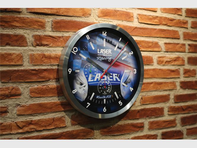 Hovedbilde Laser Tools racing vegg klokke 8346