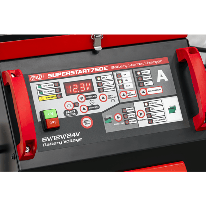 Hovedbilde 6/12//24V starthjelp / batterilader 750A Superstart750E