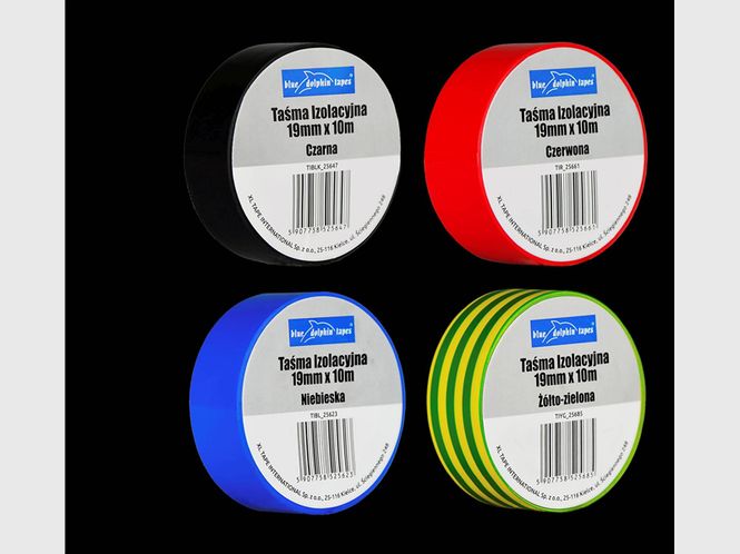 Hovedbilde EL Tape svart 19mm x 10m TIBLK_25647