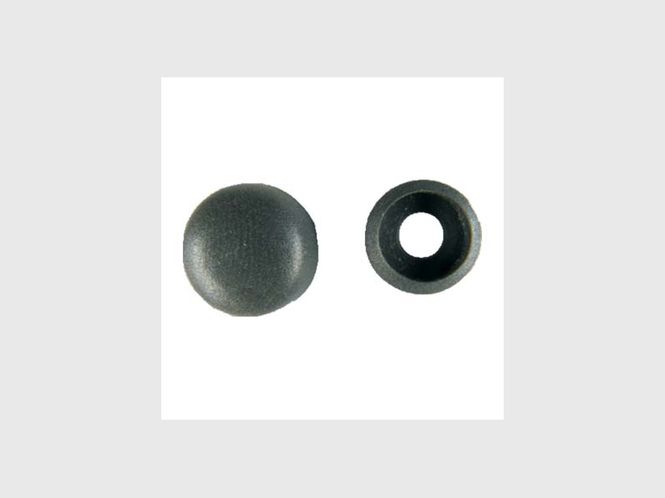 Hovedbilde 0654 Klips med hette Mørk Grå 10,5 mm Universal 10stk