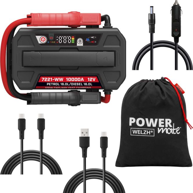 Hovedbilde Startbooster. Power-Mate 12V 10000A 7221-WW
