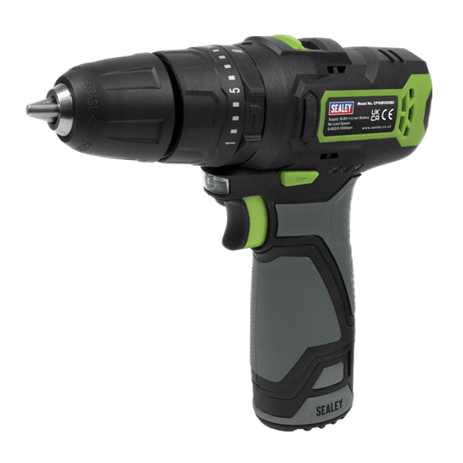 Hovedbilde Batteri drill ø10mm 10,8V med 2Ah batteri og lader CP108VDD