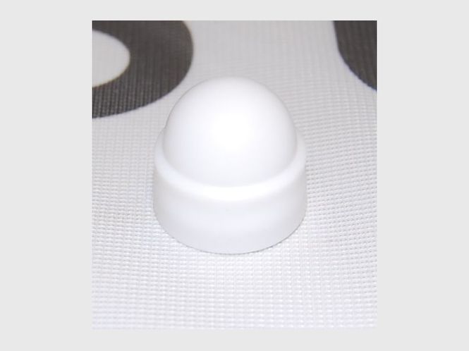 Hovedbilde 10528 Skruer Hette M10 Hvit 10stk