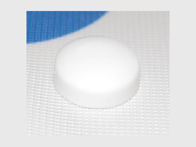 Hovedbilde 12/12-100 Hvit Hette for M5 og M6 (Opp til 13mm) 10stk