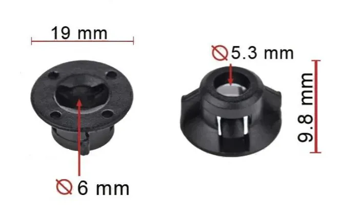 Hovedbilde 341 Klips for Toyota 10stk