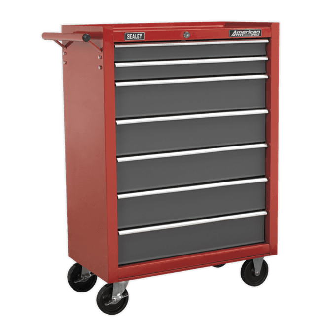 Hovedbilde Verktøyvogn 7 skuffers Rød/Grå AP22507BB