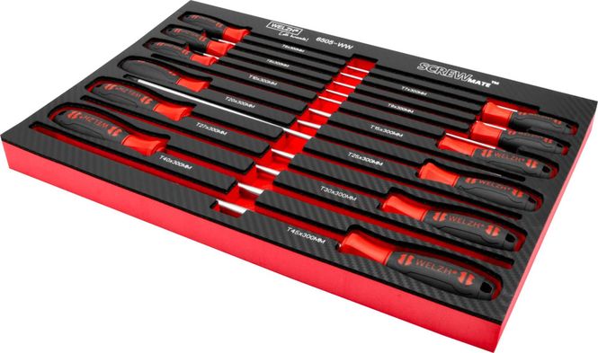 Hovedbilde Torx skrutrekkersett XL i innlegg 12 deler 6505-WW