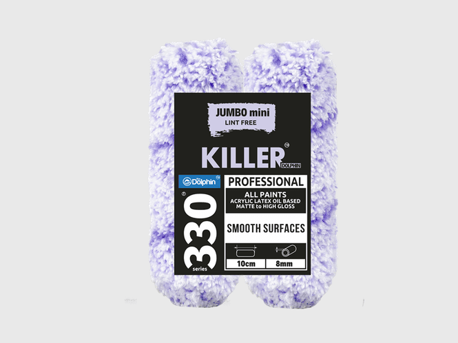 Hovedbilde Malerulle Killer Microfiber blend 10cm Jumbo mini 2 pakk K10W8_48394_E