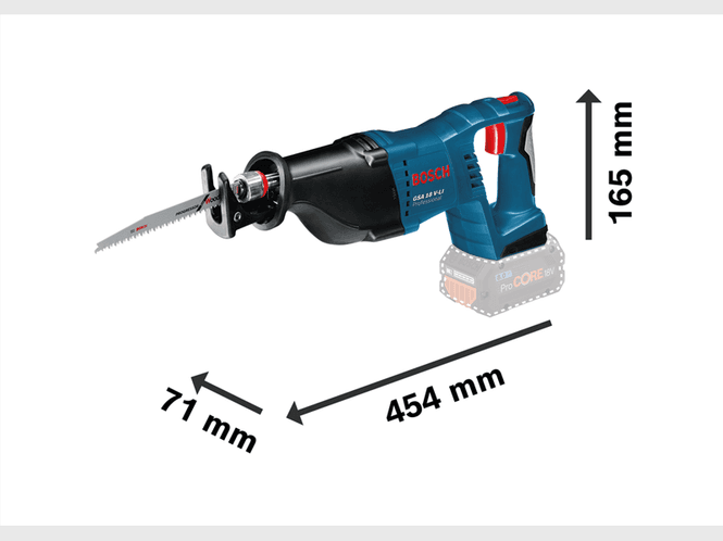 Hovedbilde Bosch bajonettsag GSA 18V-LI Solo